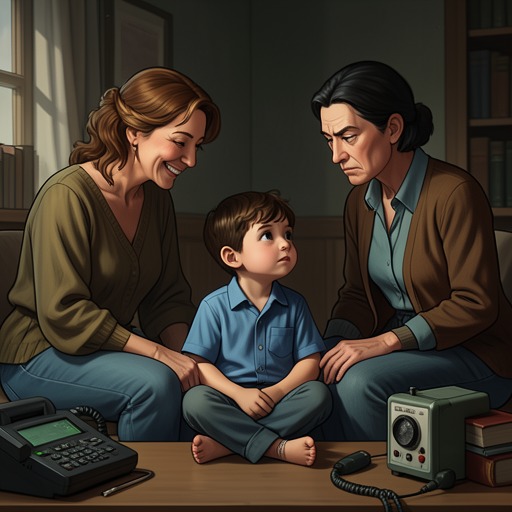 A Child Between Two Parents from "The Tenant of Wildfell Hall". Arthur Graham’s loyalties become the emotional ground on which Helen and Arthur Huntingdon contest what parental love and authority should mean.
