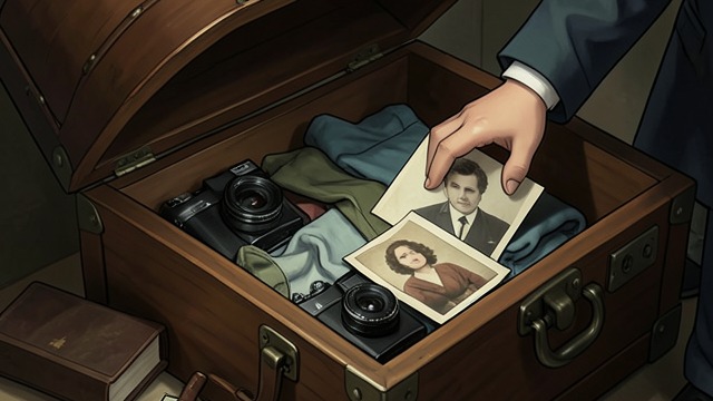 Carlota’s Trunk from "La piel del tambor". Carlota’s Trunk Objects preserved Carlota’s clothes, letters, photographs, travel souvenirs, and jewelry are kept together in a trunk.