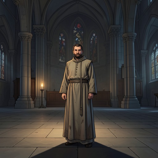 Príamo Ferro’s Last Stand from "La piel del tambor". This flow follows Ferro from years of lonely rural ministry through his defense of the parish, his disputed confession, and his final institutional isolation.
