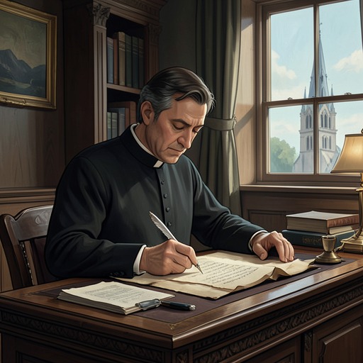 The Two Reports to Rome from "La piel del tambor". This flow traces the competing accounts of Quart’s mission and shows how official reporting becomes a weapon in the struggle over his future.