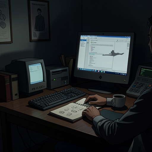 Vísperas and the Vatican Network from "La piel del tambor". This flow traces Vísperas’s escalating intrusions, the messages that draw Rome’s attention, and the eventual revelation of the hacker’s identity.