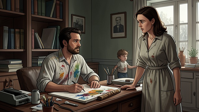The Postwar Family from "Bluebeard". A Promised Domestic Life Marriage and Children Rabo marries Dorothy and becomes the father of Terry and Henri.
