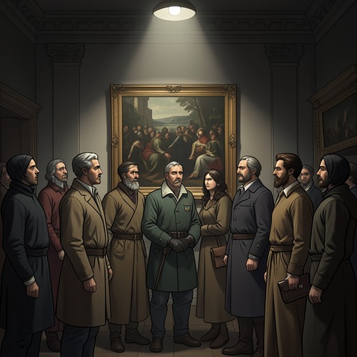 The Revolution of Looking from "Bluebeard". This thread traces the novel’s question of how a new artistic idea gains recognition and how viewers learn to see beyond inherited judgments.