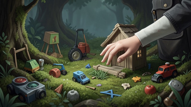 The Toy Garden from "Surprised by Joy". The Toy Garden First Longing A moss-covered toy garden made by Lewis's brother transformed ordinary materials into an image of freshness and abundance.
