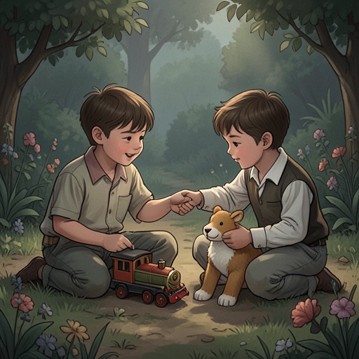 The Brothers' Private Alliance from "Surprised by Joy". This thread follows the close imaginative partnership between Lewis and his brother, its strains at school, and its endurance across separation.