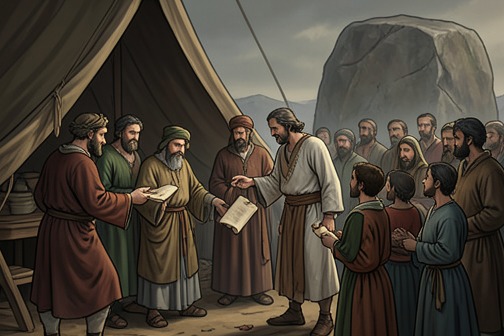 Census of Israel in the wilderness of Sinai from "Torah". The Census of Israel in the wilderness of Sinai is a military and communal reckoning that gives numerical form to Israel’s organization in the wilderness.