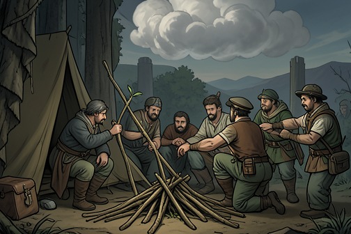 Aaron’s Staff Buds from "Torah". Aaron’s Staff Buds is a public sign establishing Aaron’s priestly authority amid a crisis of rebellion.