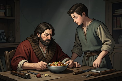 Esau Sells His Birthright from "Torah". Esau Sells His Birthright is the first explicit contest between Jacob and Esau over the inheritance attached to their place in the family.