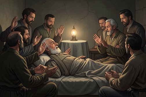 Jacob's final blessings from "Torah". Jacob’s final blessings are a deathbed address in which he interprets his sons’ pasts and declares their differing futures, turning a family’s last gathering…