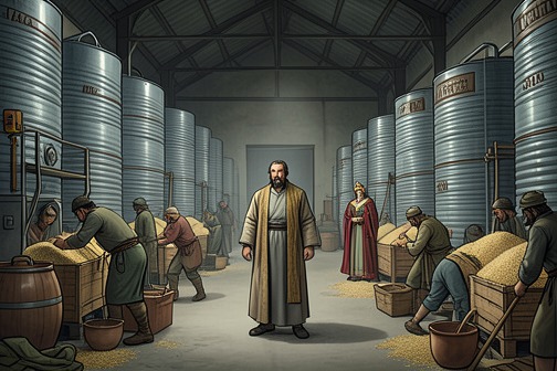 Joseph's Famine Administration in Egypt from "Torah". Joseph's famine administration in Egypt is both a vast provisioning operation and a transfer of economic power to Pharaoh: grain stored during seven years of…