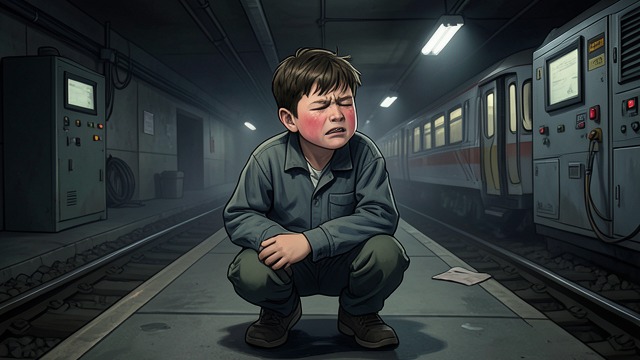 The Underground Roar from "The Curious Incident of the Dog in the Night-Time". Trains as an Assault Sound and Crowds On the Underground, arriving trains create roars that overwhelm Christopher.