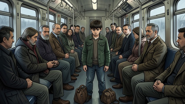 The Crowded Train from "The Curious Incident of the Dog in the Night-Time". A Room in Motion Confinement The crowded carriage feels like a room Christopher cannot leave while it is moving.