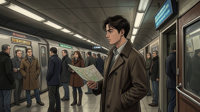 The Underground Crossing from "The Curious Incident of the Dog in the Night-Time". Navigating the Underground Instructions and Adaptation Christopher asks for directions and follows signs toward the Underground.