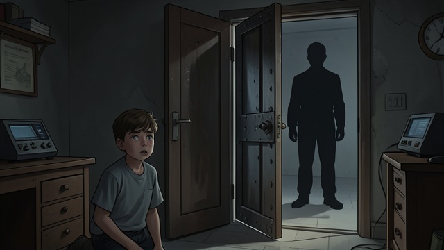 An Unexplained Absence from "The Curious Incident of the Dog in the Night-Time". A Departure Misread The Story He Is Given When Mother leaves for London, Father(Ed Boone) tells Christopher she has gone to hospital, then says she died.