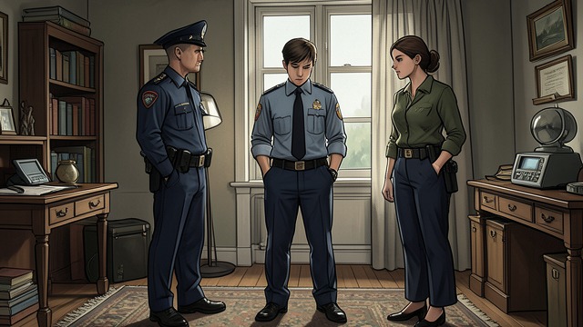 A Choice Respected from "The Curious Incident of the Dog in the Night-Time". The Decision in London Confirming Christopher’s Wishes A police officer asks whether Christopher wants to return to Father or stay with Mother.