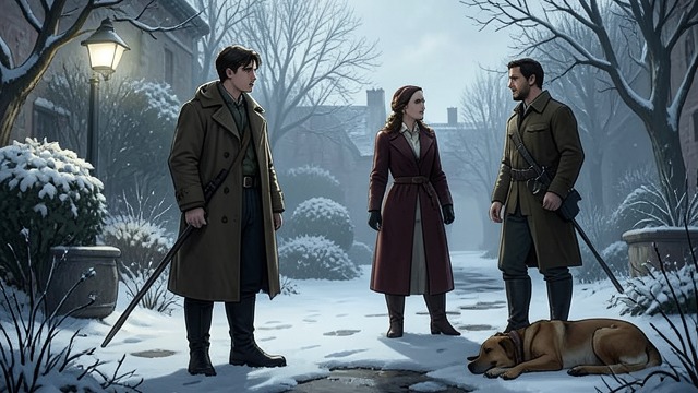 The Reunion at Night from "The Curious Incident of the Dog in the Night-Time". Arrival at Mother’s Address Waiting in the Garden Christopher reaches 451c Chapter Road and waits outside in the cold.