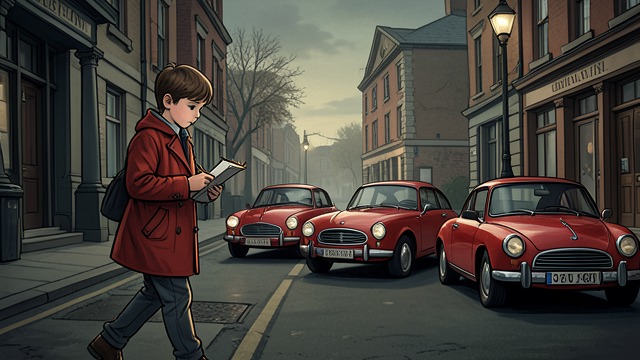 A Good Day for Detecting from "The Curious Incident of the Dog in the Night-Time". A Project Begins Permission from the Pattern After seeing four red cars, Christopher treats the day as suitable for planning and projects.