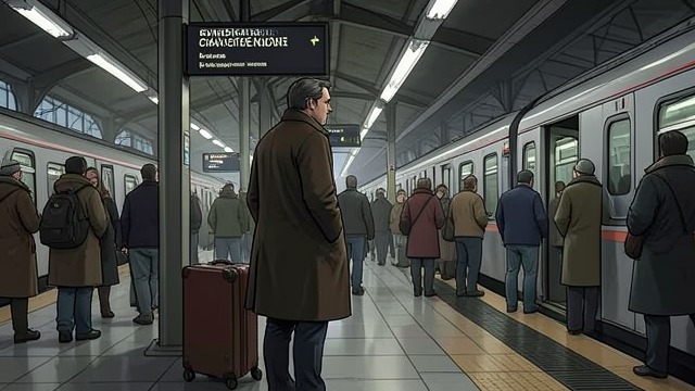 The Station in Swindon from "The Curious Incident of the Dog in the Night-Time". Finding the Railway An Unfamiliar Route Christopher walks toward school hoping to get directions, but Father’s van outside brings back panic.