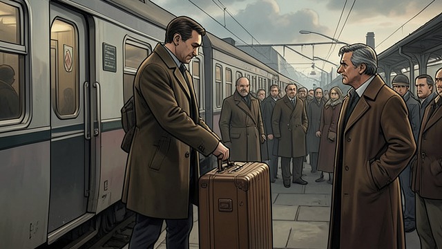 The Pursuit on Board from "The Curious Incident of the Dog in the Night-Time". A Moving Refuge Intercepted Nigel finds Christopher on the train and explains that Father is searching for him.