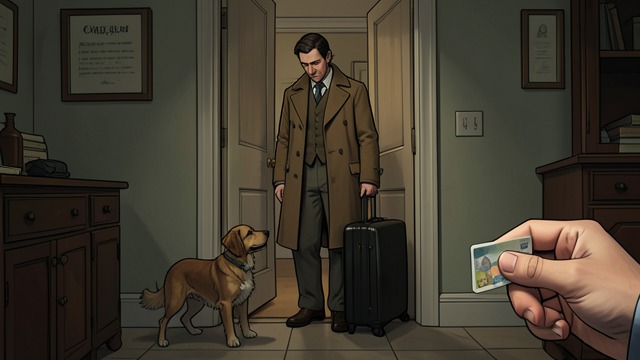 A Plan in Hiding from "The Curious Incident of the Dog in the Night-Time". Departure Becomes Necessary Choosing a Destination Christopher believes Father(Ed Boone) may harm him because Father killed Wellington and lied.