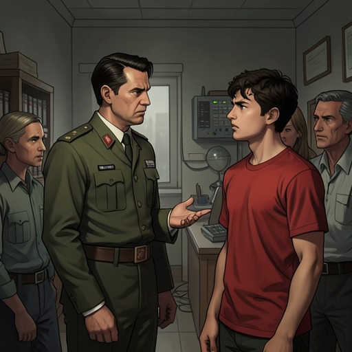 The Arrest and Police Encounters from "The Curious Incident of the Dog in the Night-Time". Christopher’s encounters with police move from a sudden arrest to uneasy assistance during his escape and a final return of choice to the family.