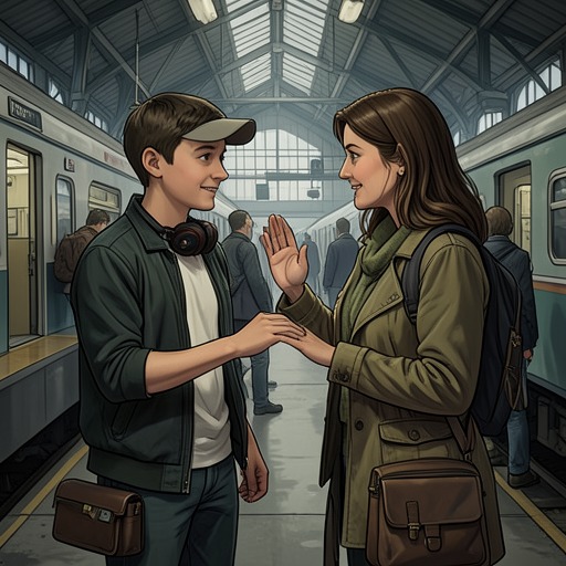 Christopher and Mother from "The Curious Incident of the Dog in the Night-Time". Christopher and Mother move from separation without explanation to reunion, conflict, and a renewed but imperfect shared life.