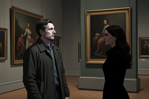 Frank Recognizes the Maja from "Maya". After visiting other museums, Frank finally follows the clue to the Museo del Prado.