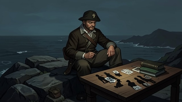 Sprites on the Island from "Maya". Sprites on the Island Solitude and imagination A sailor lives alone on an island with the deck he bought in Cádiz.