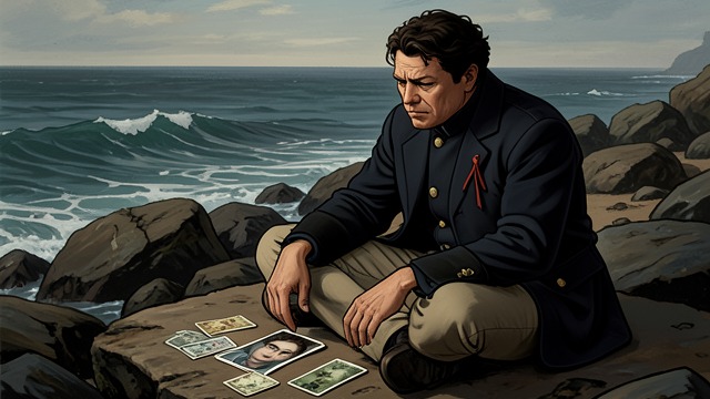 The Lost Sailor’s Cards from "Maya". The Lost Sailor’s Cards Solitude and a deck José recounts the legend of a German sailor stranded on an island with a carefully illustrated deck of cards.
