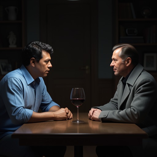 Frank’s Relationship with Gordon from "Maya". Gordon acts as Frank’s imagined interlocutor and conscience, turning his anxieties about alcohol, intimacy, and self-knowledge into argumentative dialogue.