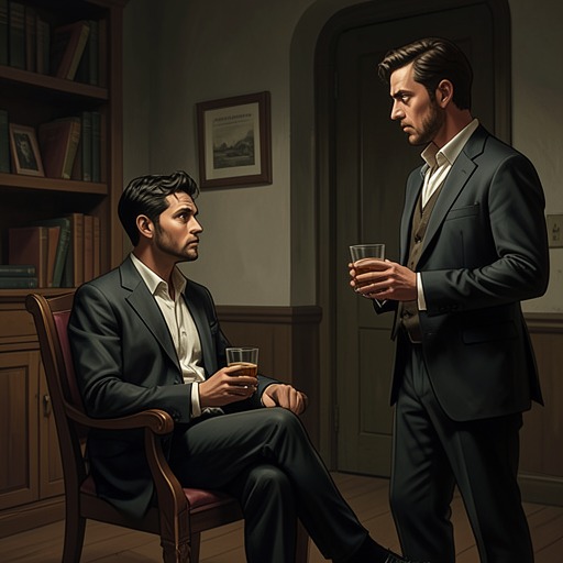 Gordon and the Night of Argument from "Maya". The encounter with Gordon turns Frank’s private monologue into a comic, unsettling dialogue about mortality, identity, and the limits of reason.