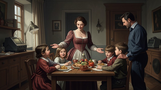 The Birthday as a Musical from "My Tender Matador". A Party Staged for Love Roles Assigned The Queen organizes the children, sets the table, and turns Carlos’s birthday into an elaborate scene of communal joy.