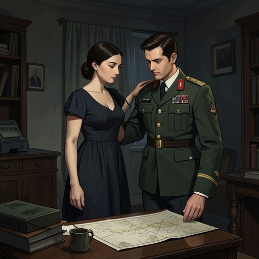 The Queen and Carlos Share Political Risk from "My Tender Matador". This flow traces how practical cooperation binds the Queen and Carlos even as secrecy, danger, and unequal knowledge strain their personal relationship.