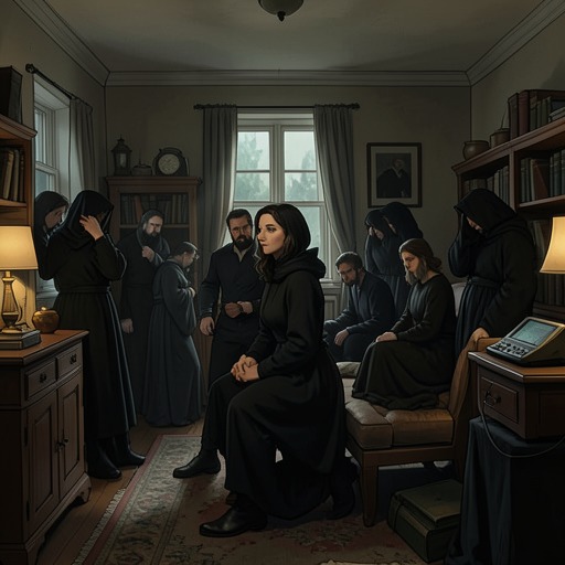The Queen’s Shelter and the Secret Cell from "My Tender Matador". This flow traces how the Queen’s home becomes a refuge and logistical base for clandestine resistance before the danger forces her evacuation.