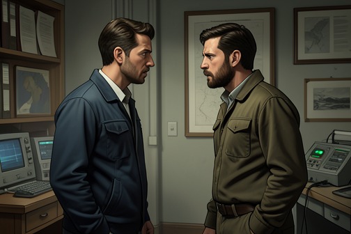 Alyosha assures Mitya that he believes him innocent from "The Brothers Karamazov". Alyosha assures Mitya that he believes him innocent in a private farewell that turns fear into strength on the eve of the next day’s proceedings.