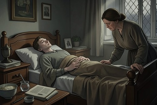 Markel’s spiritual transformation and death during illness from "The Brothers Karamazov". Markel’s spiritual transformation and death during illness mark the passage from a fragile young man’s resistance to religious devotion toward a generous…
