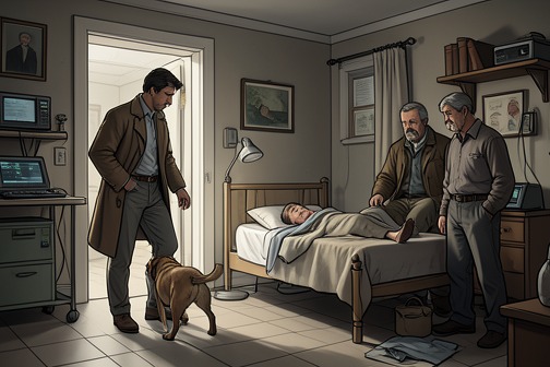 Kolya reunites Ilusha with Zhuchka from "The Brothers Karamazov". Kolya reunites Ilusha with Zhuchka by bringing Perezvon to the sick boy’s bedside and showing him the marks that identify the dog he had mourned.