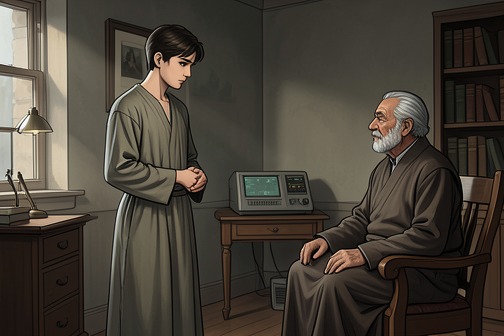 Alyosha’s entry into the monastery from "The Brothers Karamazov". Alyosha’s entry into the monastery is a deliberate beginning rather than a flight imposed by family or institution: after visiting his mother’s grave, he asks…