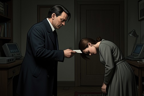 Dmitri helps Katerina Ivanovna from "The Brothers Karamazov". Dmitri helps Katerina Ivanovna in a remembered encounter that turns an urgent appeal for money into a scene of mutual abasement and lasting emotional…