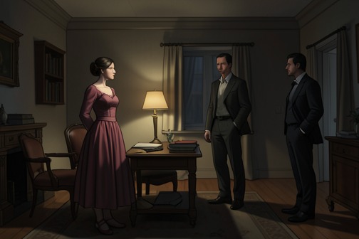 Katerina and Ivan’s parlor confrontation from "The Brothers Karamazov". Katerina and Ivan’s parlor confrontation turns a strained leave-taking into an exposure of the emotional pattern binding Katerina Ivanovna to Dmitri.