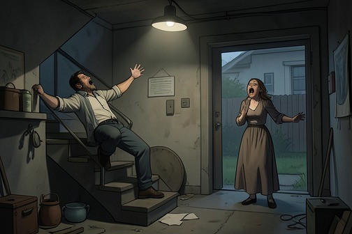 Smerdyakov’s seizure at the cellar stairs from "The Brothers Karamazov". Smerdyakov’s seizure at the cellar stairs is a household emergency whose cause remains unresolved: no one can tell whether an epileptic fit made him fall or…