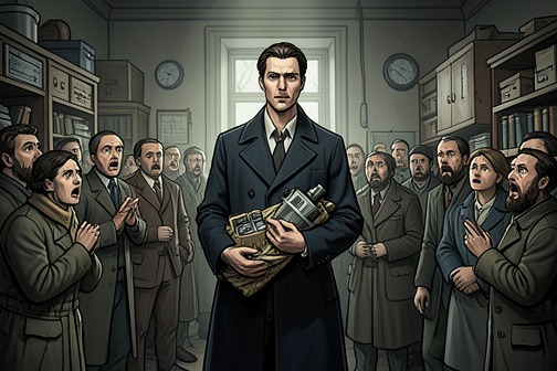 Mikhail’s public confession from "The Brothers Karamazov". Mikhail’s public confession is the delayed culmination of his struggle to acknowledge a murder he had concealed for fourteen years.