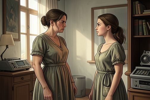 Grushenka’s visit to Katerina Ivanovna from "The Brothers Karamazov". Grushenka’s visit to Katerina Ivanovna is a failed reconciliation staged as a trap: a meeting that begins with apparent warmth ends in a public rupture.