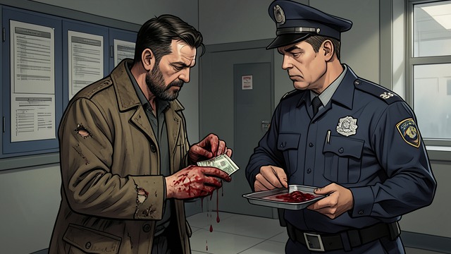 The Arrest at Mokroe from "The Brothers Karamazov". Celebration becomes accusation Evidence of blood and money After Dmitri arrives in a frenzy, officials find him with blood on his hands and a large bundle of…
