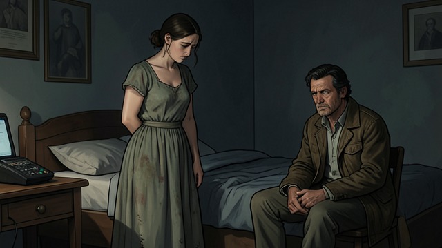 Katya’s Return to Mitya from "The Brothers Karamazov". Old love reappears A visit in the hospital Katerina comes to Mitya and declares that she still loves him, while recognizing that both remain tied to others.