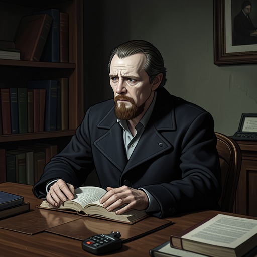 Ivan’s Crisis of Belief from "The Brothers Karamazov". This flow follows Ivan’s intellectual challenge to divine justice into complicity, guilt, and a breakdown of mind and conscience.