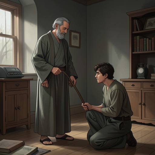 Alyosha’s Bond with Zossima from "The Brothers Karamazov". This flow traces the spiritual mentorship through which Zossima gives Alyosha a vocation that survives the elder’s death.