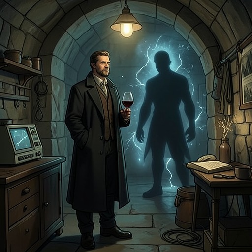 Auerbach’s Cellar and the Wine Trick from "Faust". Mephistopheles uses enchanted wine to entertain Leipzig’s drinkers, revealing his theatrical power and Faust’s distance from their pleasures.