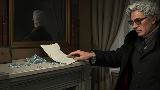 The Letter Recovered from "The Mysterious Affair at Styles". The Missing Link Found A Hidden Message Poirot returns to the bedroom and finds the torn letter concealed among the mantelpiece spills.