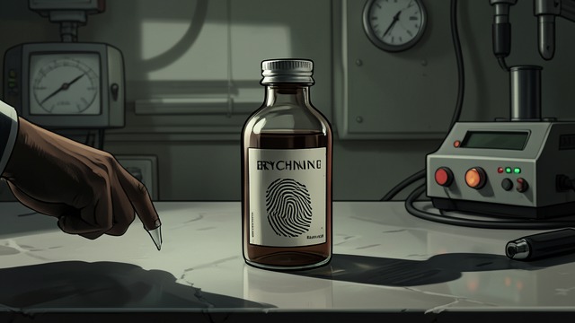 The Fingerprints Found from "The Mysterious Affair at Styles". A Dangerous Discovery The Poison Cupboard Poirot finds Lawrence’s fingerprints on a bottle of strychnine at the hospital dispensary.
